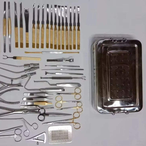 SHARIF ELAHI Ensemble d'instruments chirurgicaux pour augmentation mammaire, 16 pièces, acier inoxydable, outils de chirurgie plastique manuels, classe I CE ISO13485 - Product Image 5