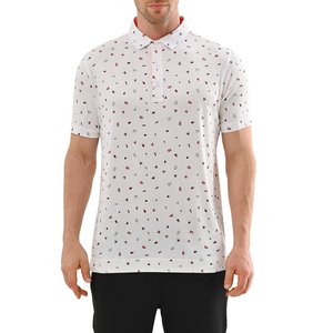 เสื้อโปโลถักคุณภาพสูงสำหรับผู้ชาย ผ้าฝ้ายพีมาพรีเมียม ทรงเข้ารูป แขนสั้น สกรีนลายได้ตามต้องการ เสื้อโปโลลำลองสำหรับผู้ชาย - Product Image 2