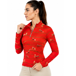 Chemises d'équitation à manches longues à sublimation intégrale, best-seller, en coton durable, avec logo personnalisé - Product Image 4
