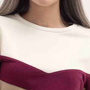เสื้อสเวตเชิ้ตผู้หญิงสำหรับฤดูหนาว ผ้าฝ้าย 100% สวมใส่สบาย มีโลโก้สั่งทำด้านหน้า แขนยาว คอกลม บุขนด้านใน แห้งเร็ว และเป็นมิตรกับสิ่งแวดล้อม - Product Image 6