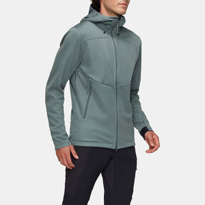 Customized <b>Men's</b> Softshell Zip up <b>Jackets</b> Thicker Winter Warm Outdoor Working wear Waterproof Soft Shell <b>Jackets</b> - Product Image 3