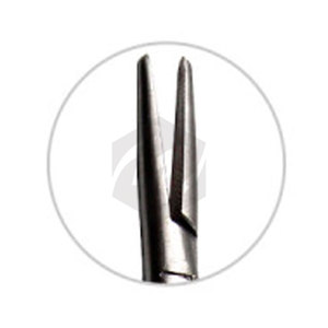 Porte-aiguille Castroviejo droit 14 cm, micro-pince chirurgicale avec verrouillage, instruments médicaux pour sutures délicates ophtalmiques - Product Image 6