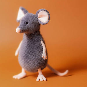 Juguete de peluche suave de ratón gris de 31 cm a 50 cm, unisex, para niños de 0 a 24 meses - Product Image 2