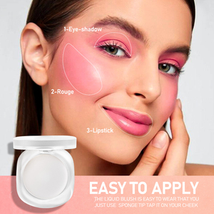 Rubor en Crema que Cambia de Color con la Temperatura, 2 Tonos, Rubor de Larga Duración con Color Natural que Cambia con la Temperatura - Product Image 2