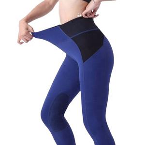 Culotte d'équitation pour femme taille haute pantalon Jodhpurs pour sports équestres leggings imprimés en silicone à la mode - Product Image 1