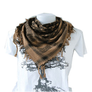 Tactical Desert Scarf Big <b>Small</b> Skull Design Summer Shemagh Scarf Lightweight Breathable Arab Wrap Head Neck Face - Product Image 3