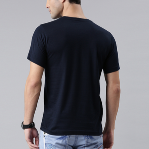 T-shirt en coton uni à manches courtes et col rond pour homme, coupe classique, 320g, de haute qualité, écologique, décontracté - Product Image 2