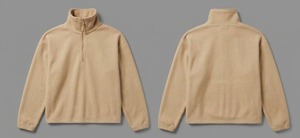 Sweat-shirt unisexe en polaire à demi-zip, col montant, manches longues, pour adulte, HAMILO SPORTS HS-101 - Product Image 5
