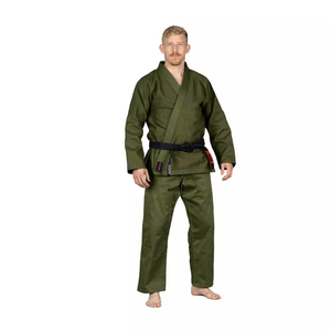 Kimonos de Jiu Jitsu Brasileño (BJJ) de Alta Calidad, 100% Algodón Azul, Elásticos, de Secado Rápido, Transpirables, Ligeros, Duraderos y con Contraste - Product Image 4