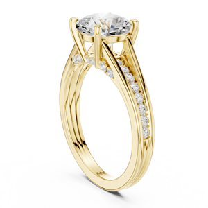 Luxury Gold Plated Cushion Cut Moissanite Engagement <b>Ring</b> for Women, Elegant Wedding Jewelry, <b>Custom</b> - Product Image 3