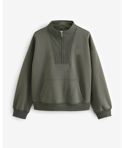 เสื้อครอปแขนยาวคอกลมดีไซน์ล่าสุด สไตล์ลำลอง ทรงหลวม ใส่สบาย เหมาะสำหรับออกกำลังกาย สำหรับผู้หญิง - Product Image 4