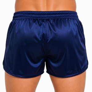 Conjunto de Camiseta sin Mangas y Pantalones Cortos de Satén para Hombre, Tela con Acabado Satinado Suave, Material Ligero y Transpirable, Ajuste Cómodo y Relajado, Estilo Moderno - Product Image 4