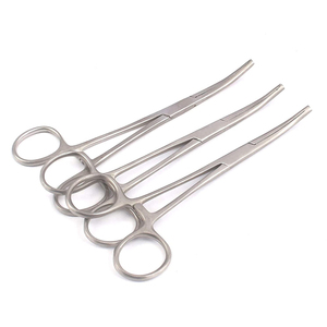 Pakistan Manufacturer OEM Price Surgical Instruments Stainless Steel Mosquito Forceps 12.5cm Curved Straight Hemostatic Clamps - Product Image 1