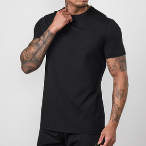 T-shirt en polyester/coton tricoté sur mesure, coupe classique, respirant, anti-boulochage, séchage rapide, manches longues, pour homme, élégant - Product Image 5