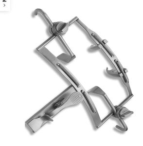 Écarteur buccal manuel chirurgical en acier inoxydable Dingman à deux lames par joue, réutilisable, pour ORL et usage oral, ensemble d'instruments - Product Image 2