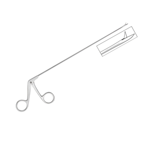 Tijeras Microquirúrgicas Manuales para Laringe, Corte Recto Horizontal |   2 mm |   Longitud de Trabajo de 9 Pulgadas |   Instrumento ENT Modelo Estándar - Product Image 1