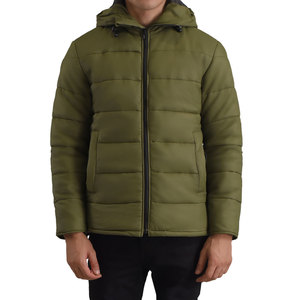 Customized Men Puffer Jacket <b>Padded</b> Bubble Down Puffer Jacket High Quality Polyester Nylon Material Puffer Men's Jackets - Product Image 5