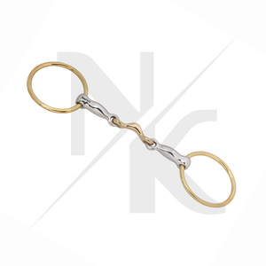 Accesorios Ecuestres de Acero Inoxidable de Primera Calidad - Anillo Suelto, Bocado de Media Luna, Anillos de Latón Cuprium Link, Productos Ecuestres al por Mayor - Product Image 2