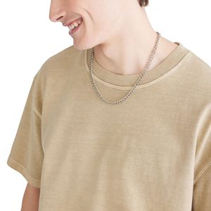 Camisetas de Hombre Personalizadas, Corte Cuadrado, Estilo Oversize, Hombros Caídos, Estampado Gráfico, Tejido Grueso, Camisetas Lisas para Impresión DTG en Algodón - Product Image 3