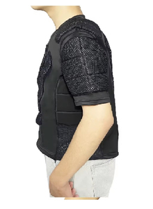 เสื้อยืดกีฬาแขนสั้นบุฟองน้ำรัดรูปสำหรับผู้ชาย เสื้อซับในแขนสั้นน้ำหนักเบาบุฟองน้ำ - Product Image 6