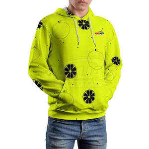 Sudadera con capucha para hombre, impresa con serigrafía, fabricada en fábrica, resistente al viento, para venta en línea, de la mejor calidad, hecha de algodón. - Product Image 2