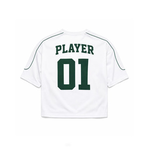 Custom Mesh Oversized Men Streetwear Breathable Training Uniform Vintage Embroidered American Football Jersey Sports <b>T</b>-Shirt - Product Image 4