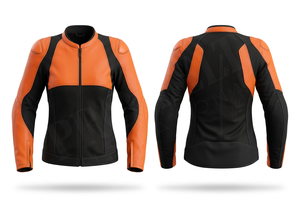 ผู้ผลิตเสื้อผ้าป้องกันอันตรายทันสมัย เสื้อแจ็คเก็ตมอเตอร์ไซค์พร้อมแผงตาข่าย หนังพรีเมียม และดีไซน์ทนทาน เสื้อแจ็คเก็ตสำหรับขี่มอเตอร์ไซค์ - Product Image 4