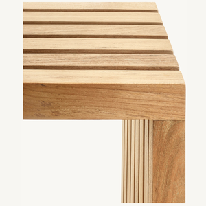 Juego de Mesa de Madera de Teca Sólida para Uso en Exteriores y Hoteles, Diseño Moderno, Muebles de Exterior Duraderos - Product Image 6