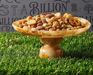 Resin Elevated Serving <b>Bowl</b> Pedestal Candy Dish Polished Solid Color <b>Dessert</b> <b>Bowl</b> for Party Home Decor Gift - Product Image 2