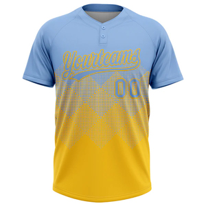 เสื้อเบสบอลซอฟต์บอลแบบสองกระดุม ชุดยูนิฟอร์มสั่งทำพิเศษสำหรับเยาวชน ผู้ใหญ่ ชาย หญิง ชุดทีม - Product Image 2