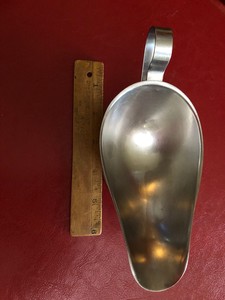Salsera vintage de metal liso. Sin bandeja. envío desde Canadá - Product Image 4