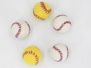 Mini Pelotas de Béisbol de Fieltro de Lana Hechas a Mano, Pelota Deportiva, Juguete Waldorf, Guirnalda Infantil, Regalo, Accesorio para Fotos de Recién Nacidos, Venta al por Mayor de Fieltro e Hilo - Product Image 2