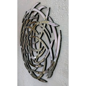 Bulk Abstract Motion Decorative Wall <b>Mirror</b> Modern Silver Swirl Design Luxury Home Decor Wall Art Venetian <b>Mirror</b> VMR-464 - Product Image 3