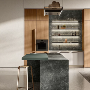 Gabinetes de Cocina Modernos Personalizados JY Project, Tablero MDF, Estilo Europeo, Muebles RTA, Listos para Armar, Juego Completo, Ecológicos y Fáciles de Instalar - Product Image 3