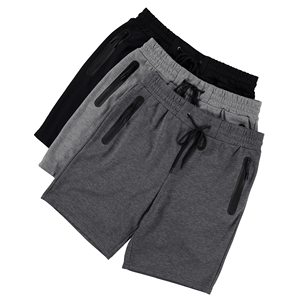 Pantalones Cortos de Forro Polar para Hombre, 100% Algodón Orgánico, Pantalones Cortos Deportivos, Pantalones Cortos de Felpa Francesa - Product Image 1