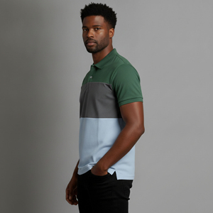 Polo homme 100% coton, coupe ample, logo imprimé DTF personnalisé, séchage rapide, manches courtes, boutons, OEM/ODM. - Product Image 6