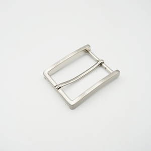 Hebilla de cinturón de aleación de zinc de 35 mm personalizada, estilo vintage, para cinturón de cuero para hombre, latón antiguo, níquel - Product Image 3