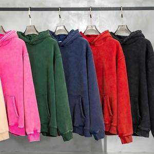 Sweat à capuche d'hiver personnalisé pour homme, épais, brodé, streetwear écologique en coton biologique, molleton 100% coton, poche, coupe classique - Product Image 3