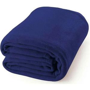 Navy Wool <b>Blankets</b> 80% Wool Woven Wearable Solid Striped Portable for Winter Home Hotel <b>Picnic</b> Use by Harshit international - Product Image 1