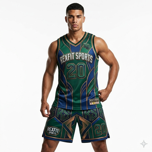 Maillot de basket personnalisé : Créez votre propre tenue de basket par sublimation pour jeunes, hommes et femmes – Ensemble uniforme de basket réversible - Product Image 5