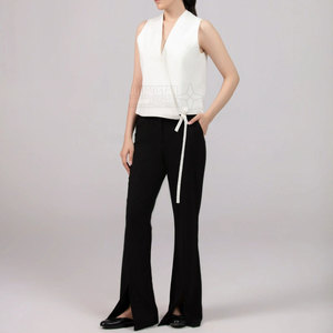 Oem Service Custom Made Solid Casual Spring/Summer Women's 2-Piece Long Co-Ord Set Eco-Friendly Breathable Bulk Orders - Product Image 1