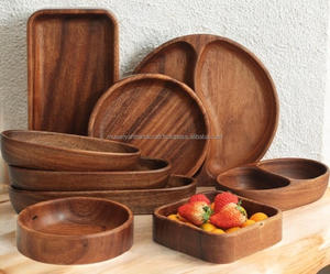 Assiette de fruits secs en bois de la meilleure qualité - Product Image 4