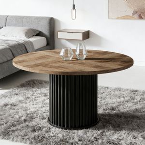 Tavolo da Pranzo Allungabile in Marmo e Legno Massello per Appartamenti - Product Image 4