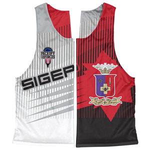 Uniformes Personalizados de Lacrosse de Alta Calidad, 100% Poliéster Transpirable, Logotipo del Equipo con Transferencia Térmica, Malla, Estilo Nueva York - Product Image 5