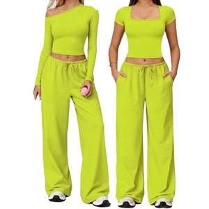 Ensemble de vêtements de yoga pour femmes MKB Custom, soutien-gorge de sport et leggings, vêtements de sport sans couture, vêtements de sport pour la salle de sport, la course à pied et l'entraînement - Product Image 5