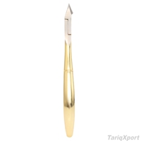 Coupe-ongles professionnel en acier au carbone à lame courbée pour manucure et pédicure, pince à cuticules portable à mâchoires larges