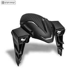 NUEVO 2026 Luz LED antiniebla de doble color 15W 28W para guardabarros de motocicleta, para NMAX XMAX AUGUR JET DRG MMBCU, con función de luz alta y baja - Product Image 1