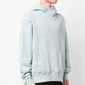 Sweat à capuche en molleton de coton épais unisexe OEM - Product Image 4