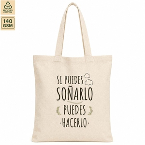 Bolsa de Compras Promocional de Algodón Reciclado de 225 GSM, 37x41 cm, Plana, con Logotipo Personalizado, Venta al Por Mayor, Modelo OEM SS558-R - Product Image 2