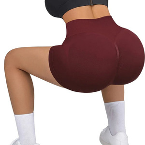 Stylish High Waist Women's Running Casual Shorts Breathable Quick Dry 100% Cotton Custom Team Name & Logo Wholesale Price - Product Image 4